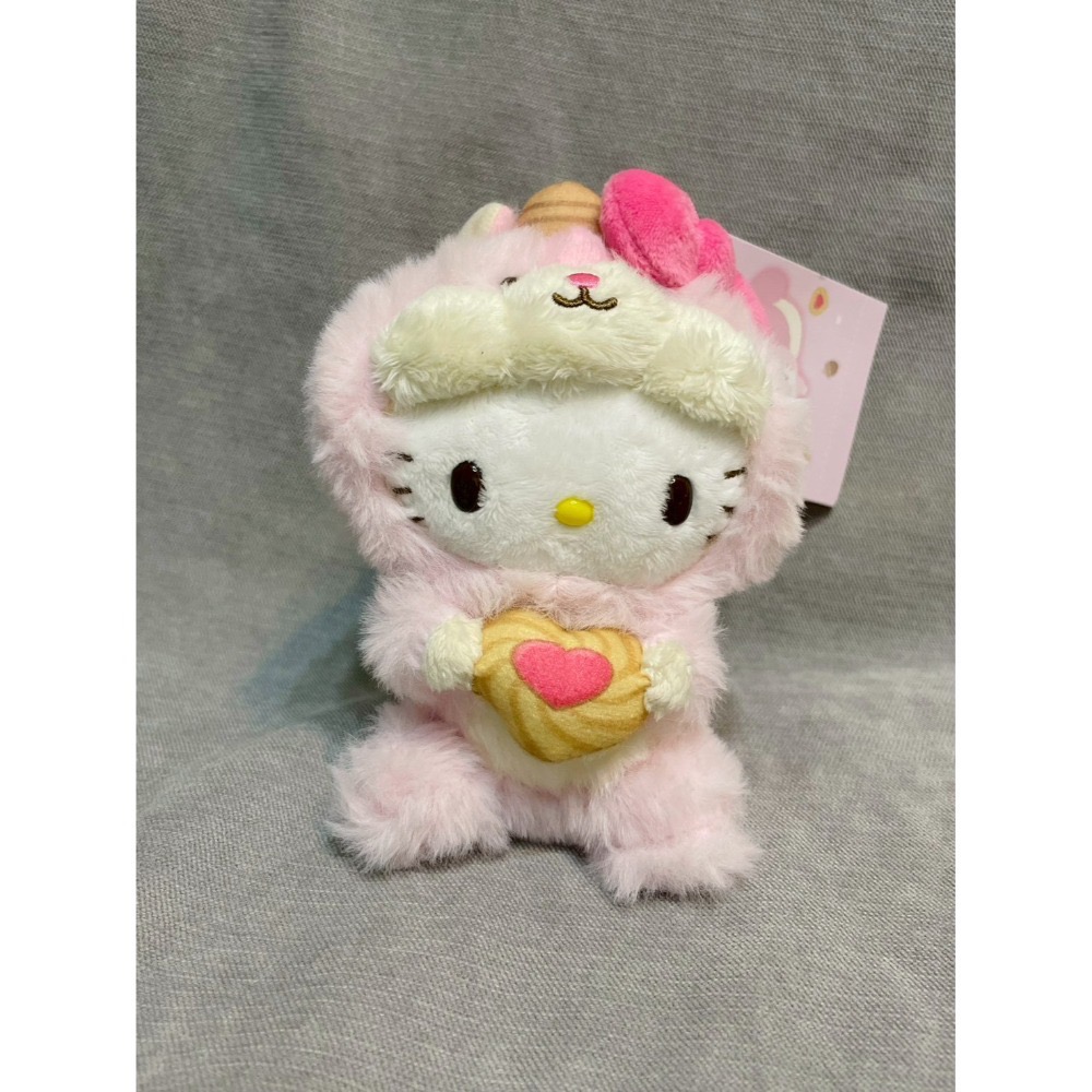 日本限定 三麗鷗 松鼠款 娃娃吊飾(Hello Kitty/美樂蒂/酷洛米/大耳狗/帕洽狗)-規格圖1