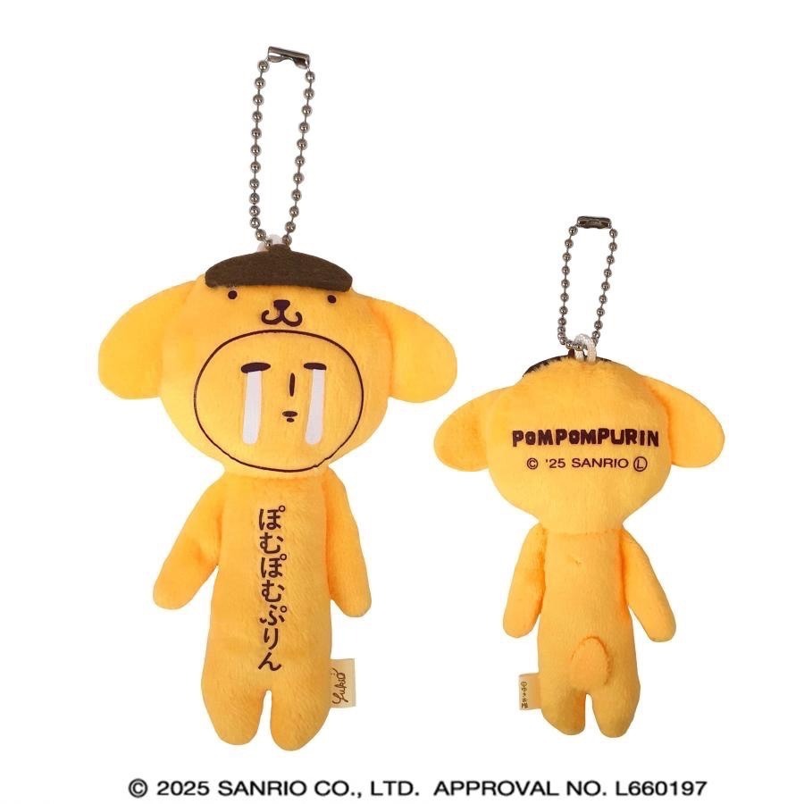 日本 三麗鷗 Yukio 聯名 娃娃吊飾-規格圖1