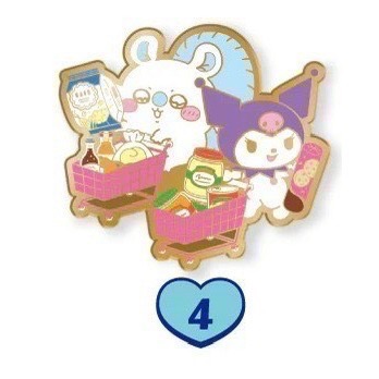 日本 吉伊卡哇 三麗鷗 聯名 在販售  S號娃 新款 娃娃吊飾 別針徽章 徽章-規格圖5