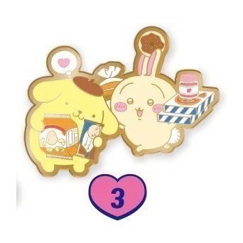 日本 吉伊卡哇 三麗鷗 聯名 在販售  S號娃 新款 娃娃吊飾 別針徽章 徽章-規格圖5