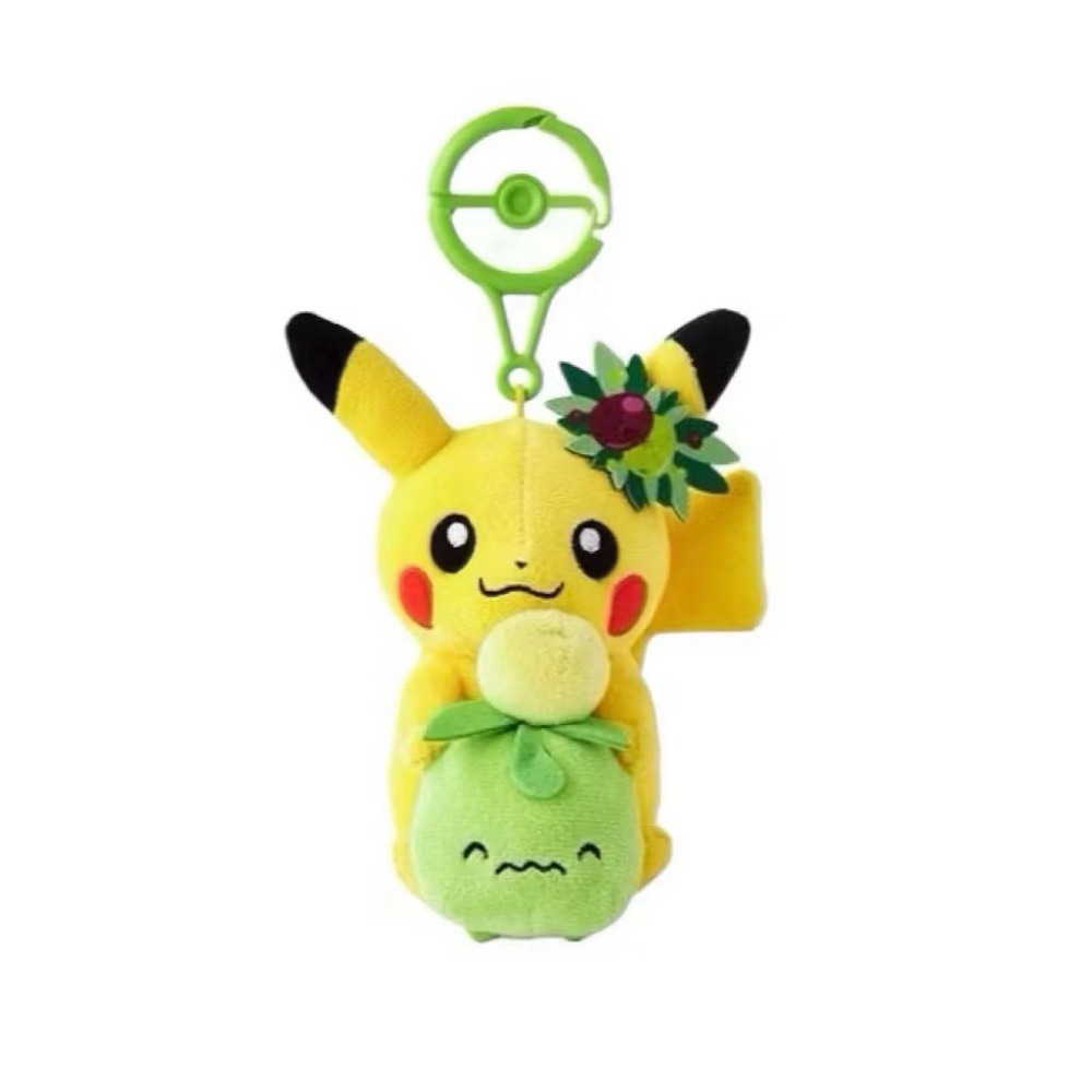日本  香川 寶可夢中心限定 皮卡丘 呆呆獸 娃娃 徽章-規格圖1