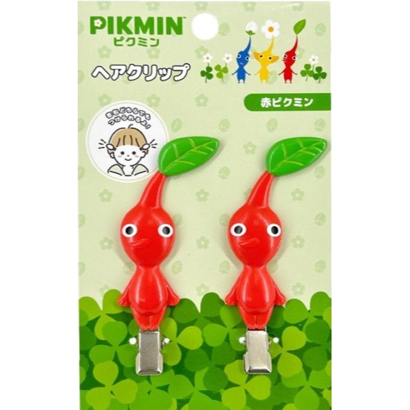 日本 任天堂 Pikmin 皮克敏 髮夾-規格圖1