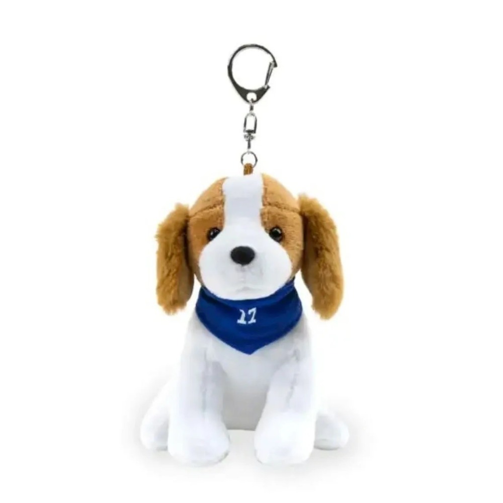 日本 大谷翔平 愛犬 彈額頭 Decoy デコピン 娃娃吊飾-規格圖3