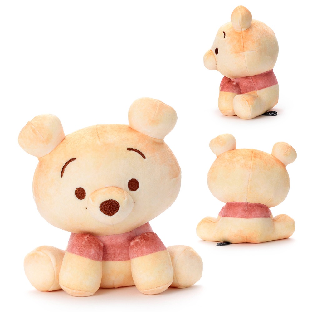 日本 迪士尼 x Nui麵包 聯名 烘焙系列 娃娃（維尼/小豬/史迪奇）-規格圖1