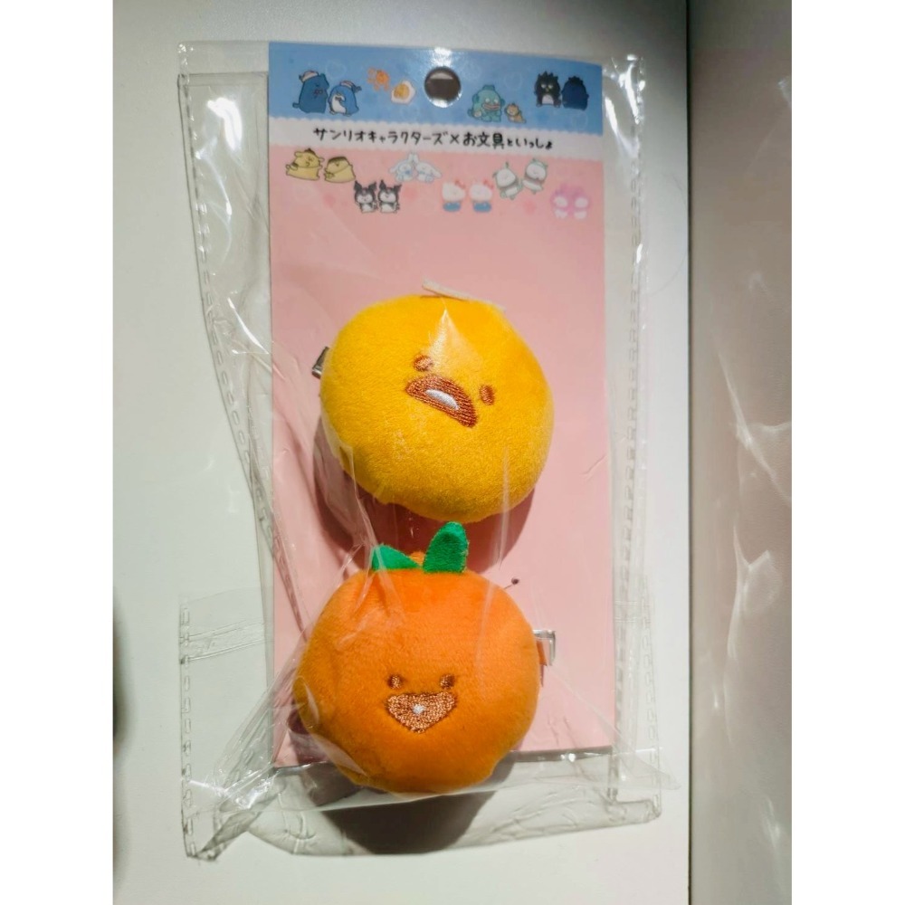 日本 三麗鷗 文具君 聯名 髮夾 娃娃-規格圖1