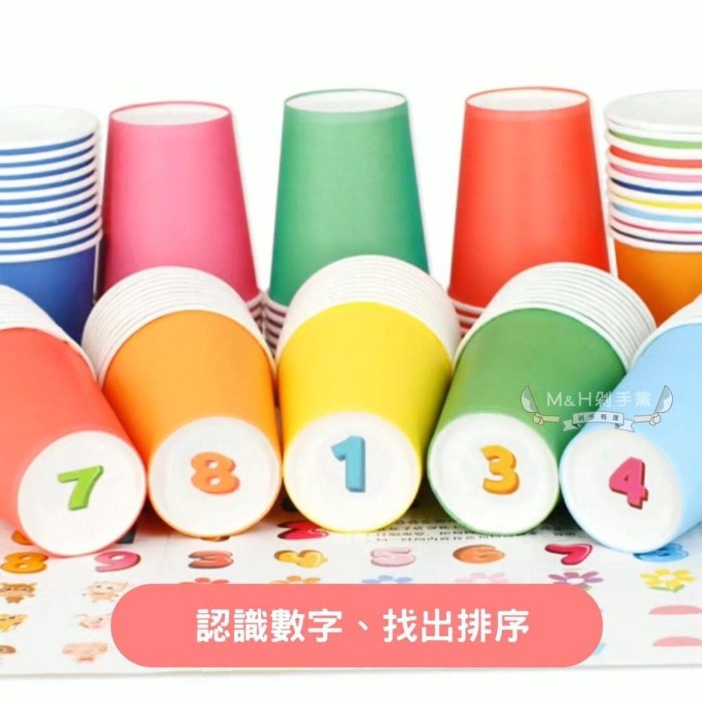 【M&H剁手黨】(現貨)  🥤彩色紙杯  一次性 美勞用品 材料 混裝 手工DIY-細節圖2