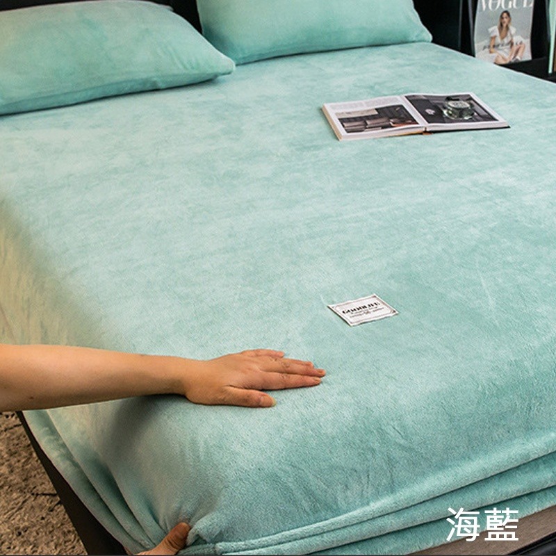 滿分睡眠 水晶牛奶絨床包三件套-規格圖5