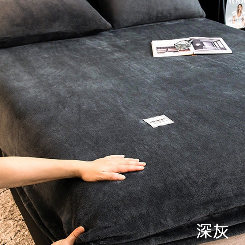 滿分睡眠 水晶牛奶絨床包三件套-規格圖5