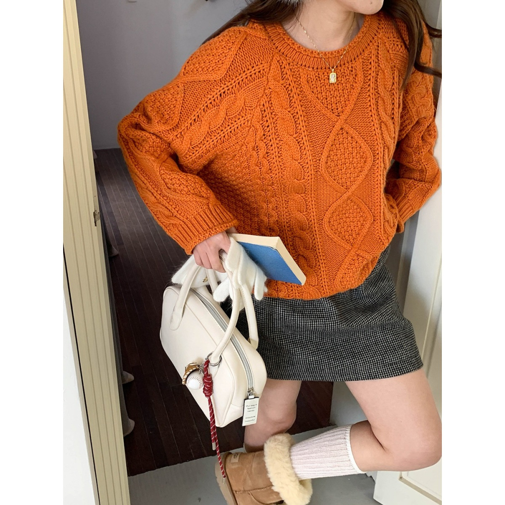 經典復古千鳥格短裙加絨 韓系優雅感滿分-細節圖3