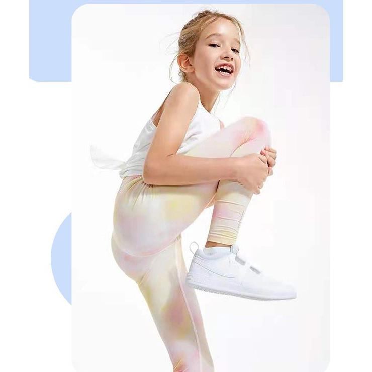 《童伶寶貝》AB002-瑜伽褲女童速乾高腰彈力褲歐美 夏款-細節圖6