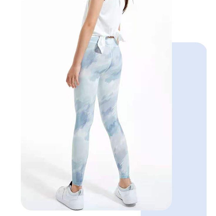 《童伶寶貝》AB002-瑜伽褲女童速乾高腰彈力褲歐美 夏款-細節圖8