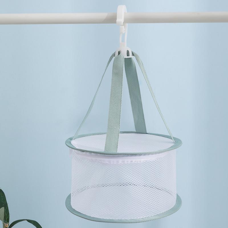 附發票現貨🌸【多功能 晾曬網】美妝蛋 曬衣網 曬網 防霉 衣架 美妝蛋收納 粉撲收納 收納袋 收納 掛袋 旋轉 晾曬網-細節圖7