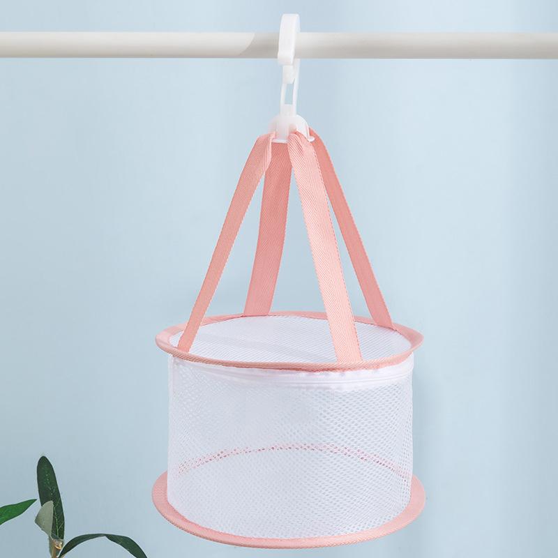 附發票現貨🌸【多功能 晾曬網】美妝蛋 曬衣網 曬網 防霉 衣架 美妝蛋收納 粉撲收納 收納袋 收納 掛袋 旋轉 晾曬網-細節圖8