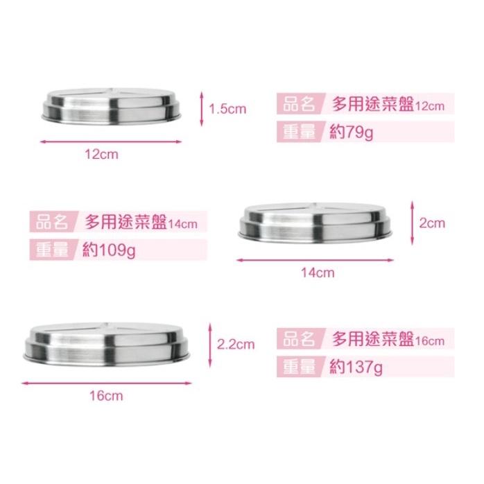 附發票🌸Perfect 極緻316不鏽鋼多用途菜盤 12cm 14cm 16cm 不鏽鋼碗蓋 316碗蓋 理想牌 菜盤-細節圖3