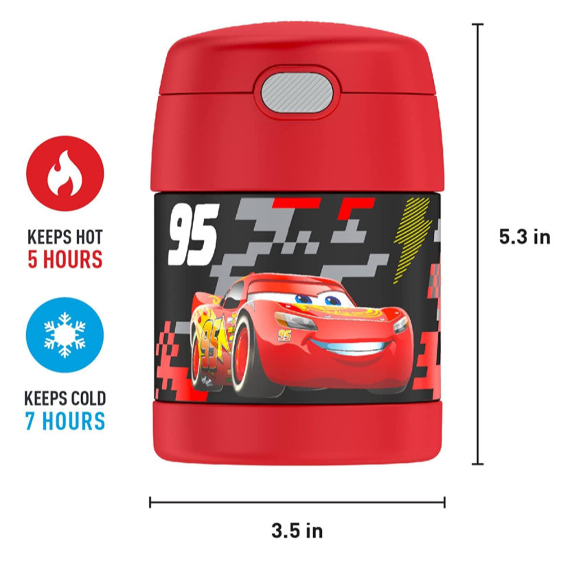 ♦️隔日出貨♦️🩷膳魔師 THERMOS🩷閃電麥坤寶寶副食品保溫瓶; 食材保溫罐;寶寶周歲禮; 美國原裝進口-細節圖4