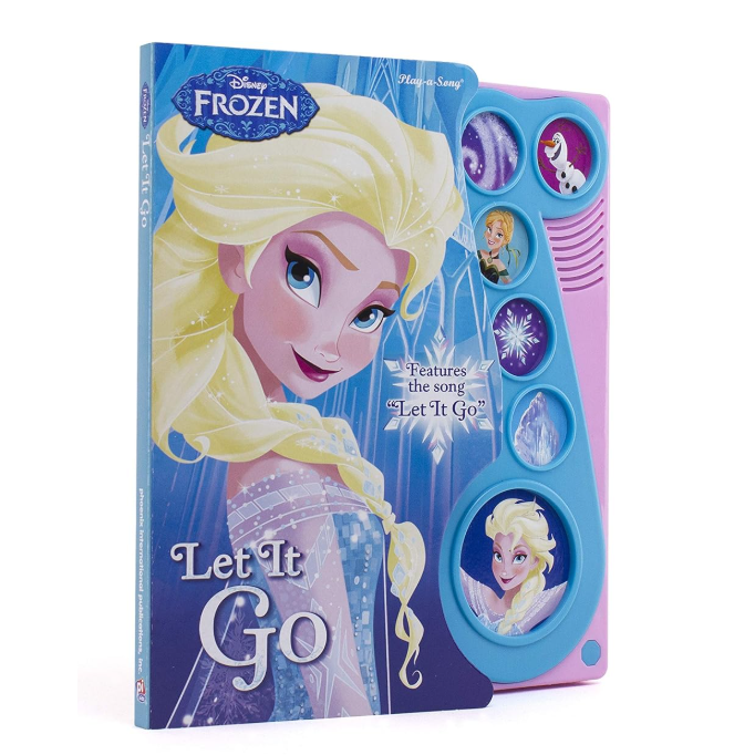 ♦️今日出貨♦️🩷快樂俏媽咪-冰雪奇緣小手按按英文有聲書🩷Let it go; 生日禮物-細節圖4