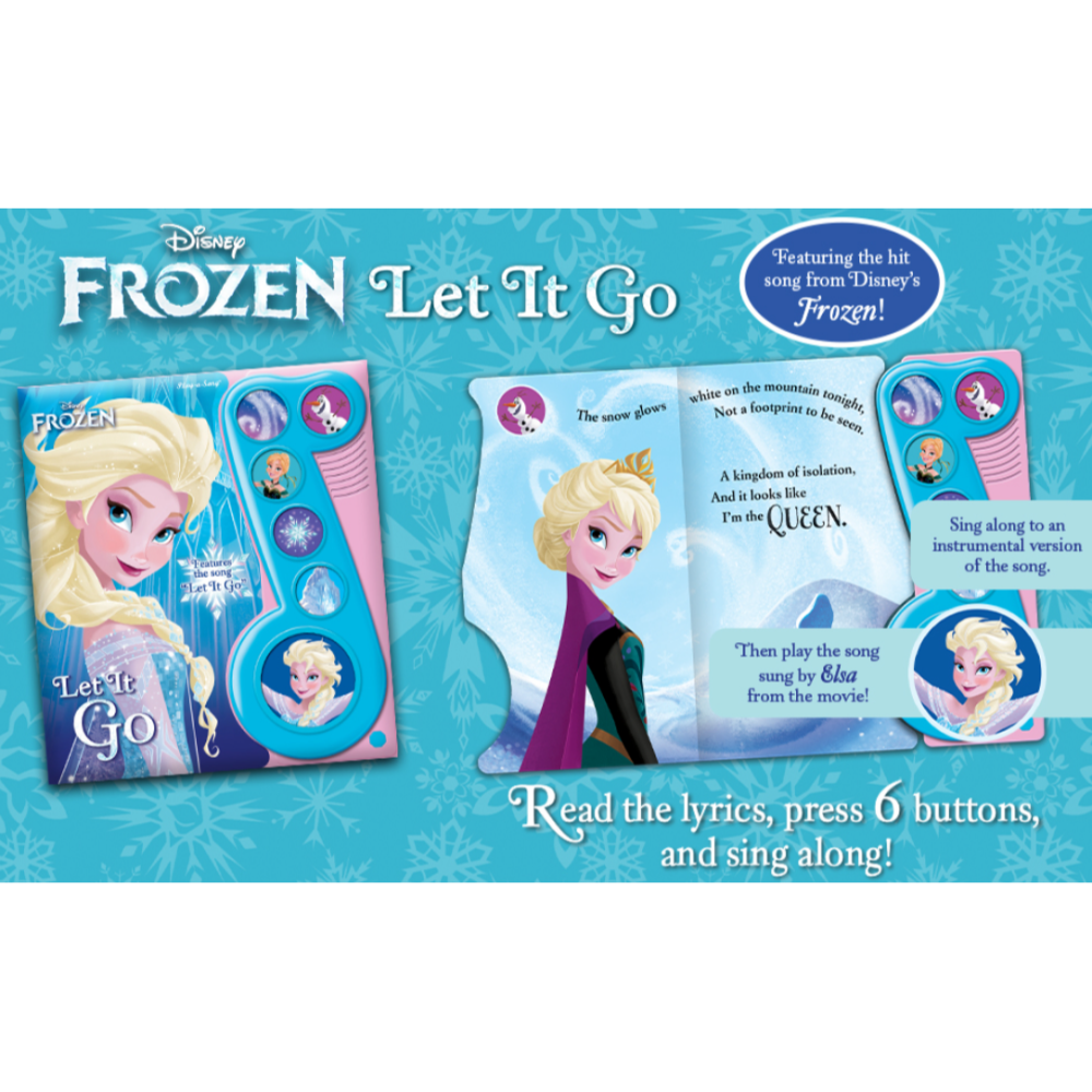 ♦️今日出貨♦️🩷快樂俏媽咪-冰雪奇緣小手按按英文有聲書🩷Let it go; 生日禮物-細節圖6
