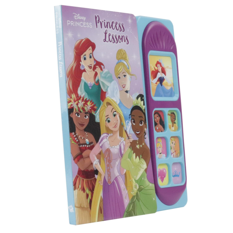 ♦️今日出貨♦️🩷快樂俏媽咪迪士尼公主小手按按英文有聲書🩷Princess Lessons;生日禮物-細節圖5