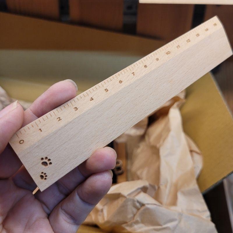 木尺_文具_木質_尺_（可加雷雕文字）-細節圖3