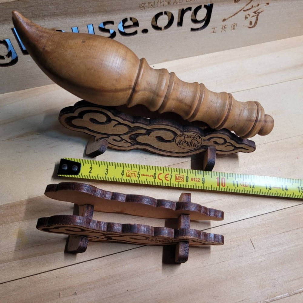 文昌筆架(不含筆) 實木材質 可客製_雷雕-細節圖3