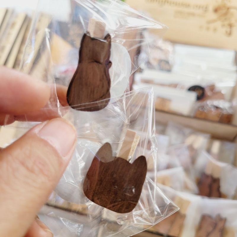 文件夾/貓咪造型/木夾/透明夾/別針文具用品-細節圖7