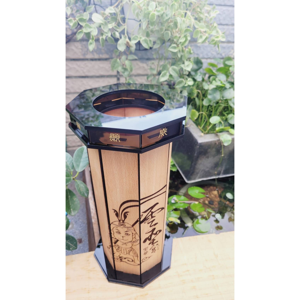 香桶＿宗教用品＿尺三 尺六貢香_八角-客製化_雷雕-細節圖5