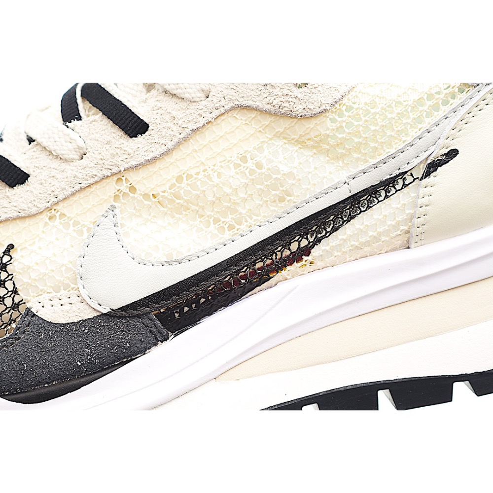 Sacai x Nk VaporWaffle 華夫3.0 白 麂皮 休閒款-細節圖8