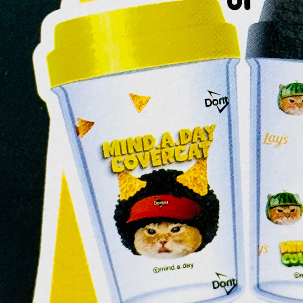 百事X MIND.A.DAY 跩跩貓 聯名雙層咖啡杯 主子是神貓窩組-細節圖2