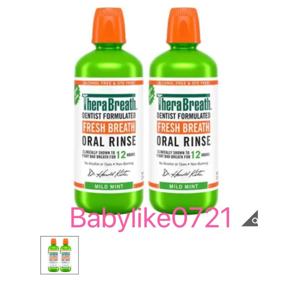 [babylike0721]好市多=TheraBreath凱斯博士漱口水溫和薄荷/冰涼薄荷1公升X1入現貨#287808-細節圖5