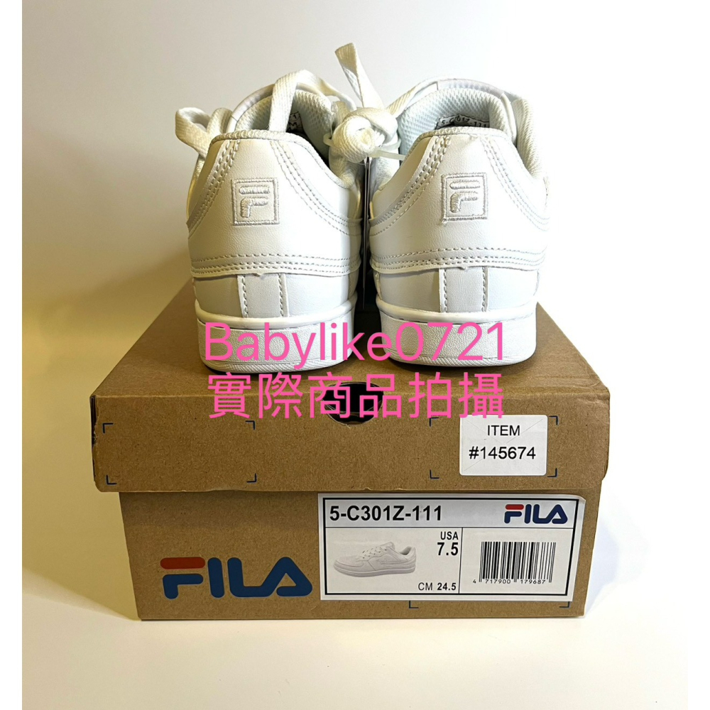 [babylike0721]好市多=Fila女休閒運動鞋( 白字 & 粉字Logo) X1雙=現貨#145674-細節圖5