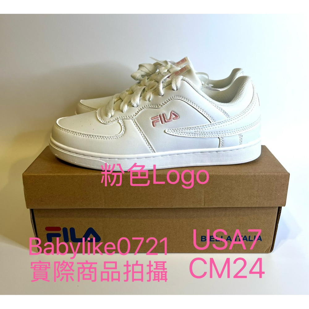 [babylike0721]好市多=Fila女休閒運動鞋( 白字 & 粉字Logo) X1雙=現貨#145674-細節圖7