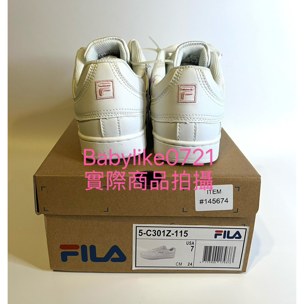 [babylike0721]好市多=Fila女休閒運動鞋( 白字 & 粉字Logo) X1雙=現貨#145674-細節圖9