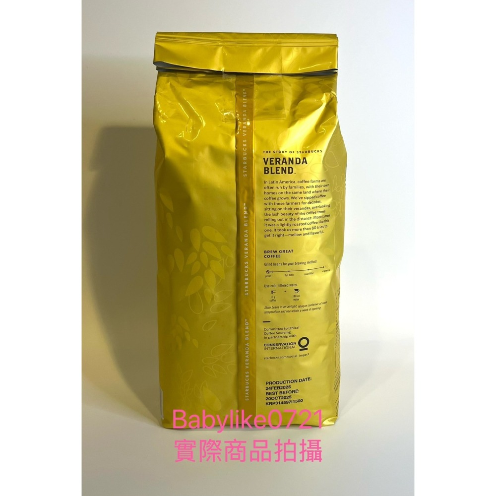 [babylike0721]好市多=星巴克黃金烘焙綜合咖啡豆1.13公斤X1包=現貨#648080-細節圖2
