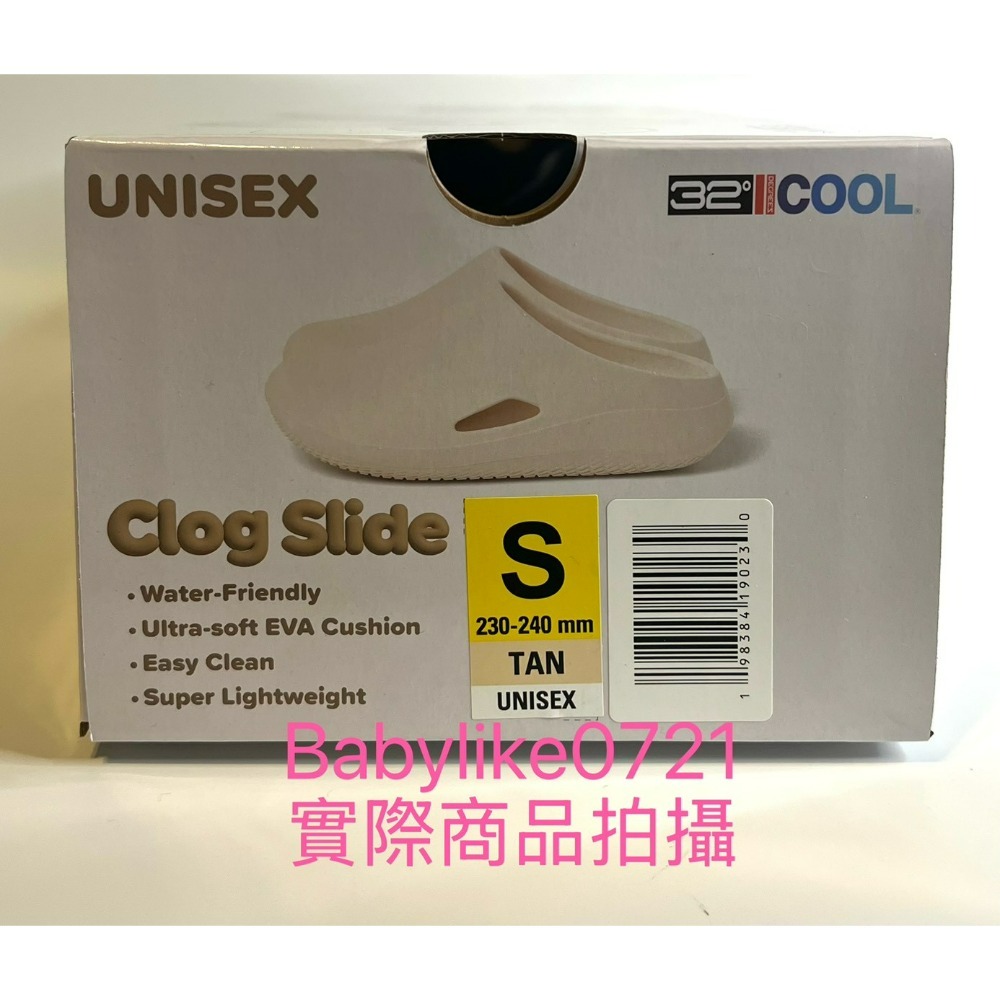 [babylike0721]好市多=32 Degrees包頭穆勒鞋米白色X1雙=現貨+預購#1956766-規格圖5