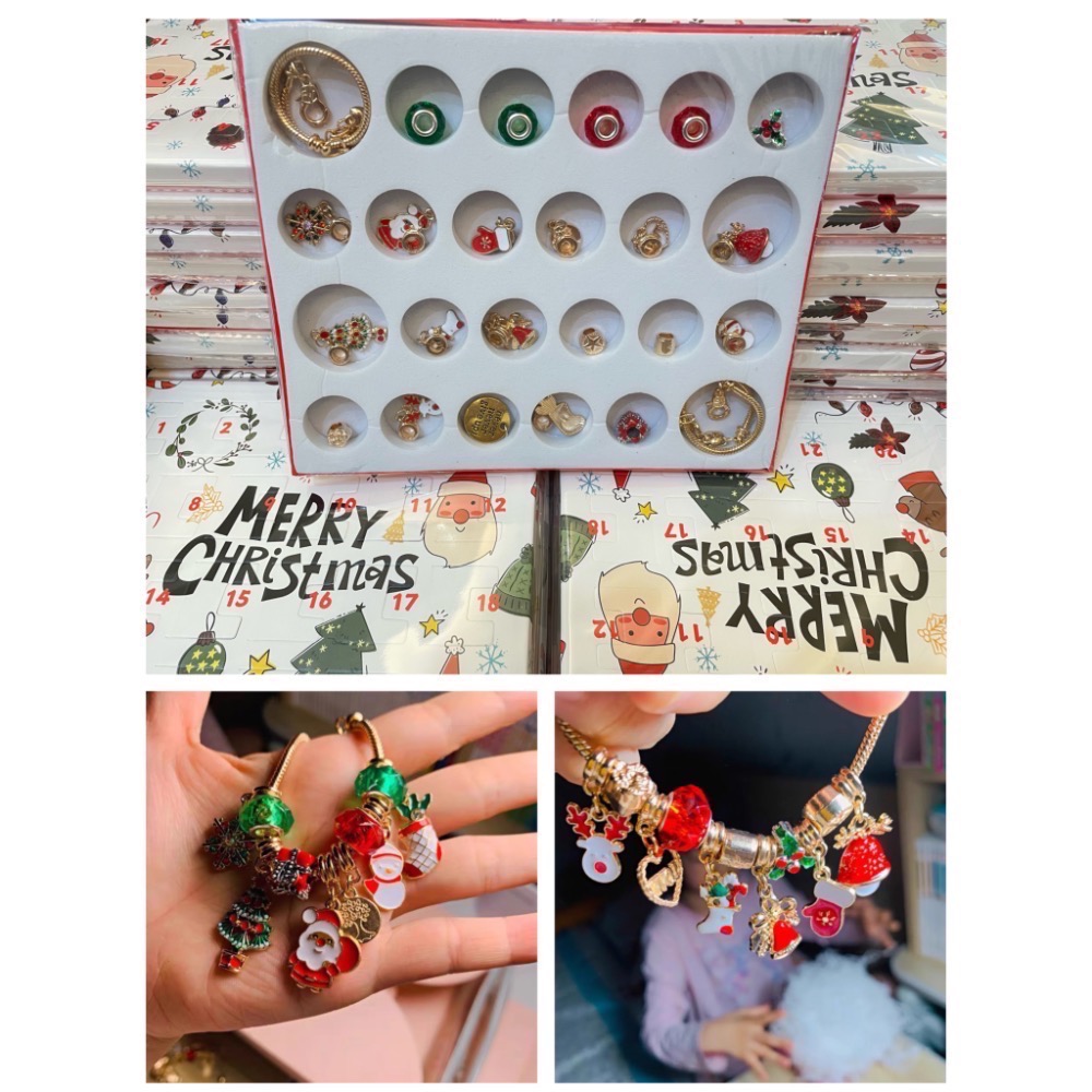 🎄聖誕DIY驚喜盲盒戳戳樂手鍊組+1-Sophie Tsai-細節圖2