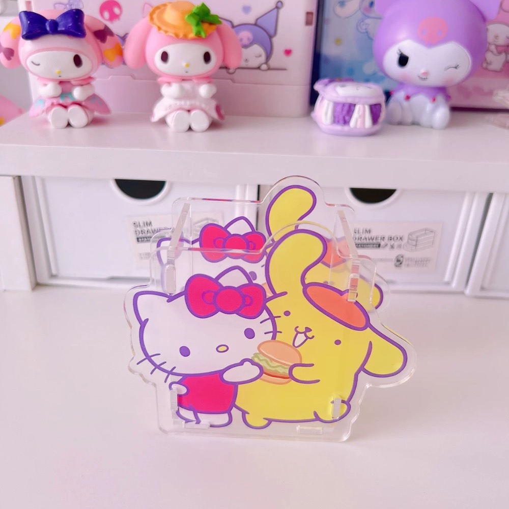 布丁狗&kitty吃漢堡