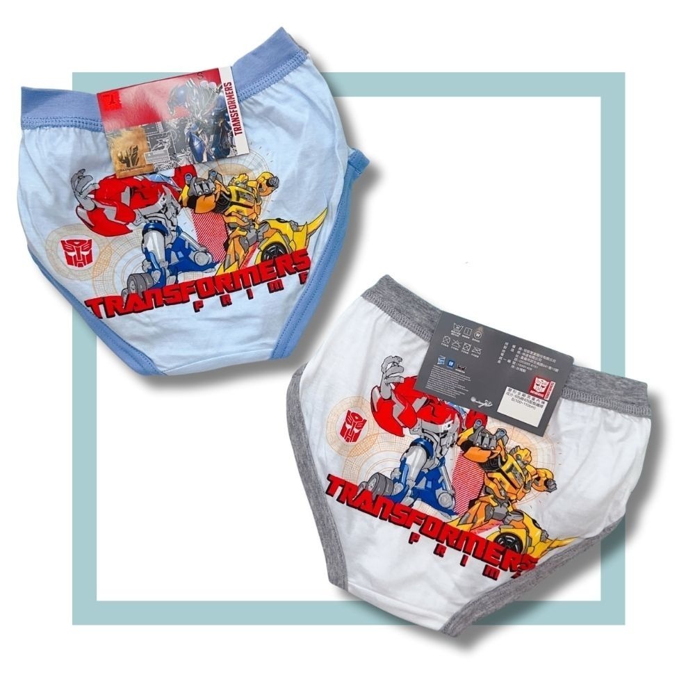 8162變形金剛男童三角褲2入組 台灣製造 兒童內褲 男童三角內褲-細節圖2