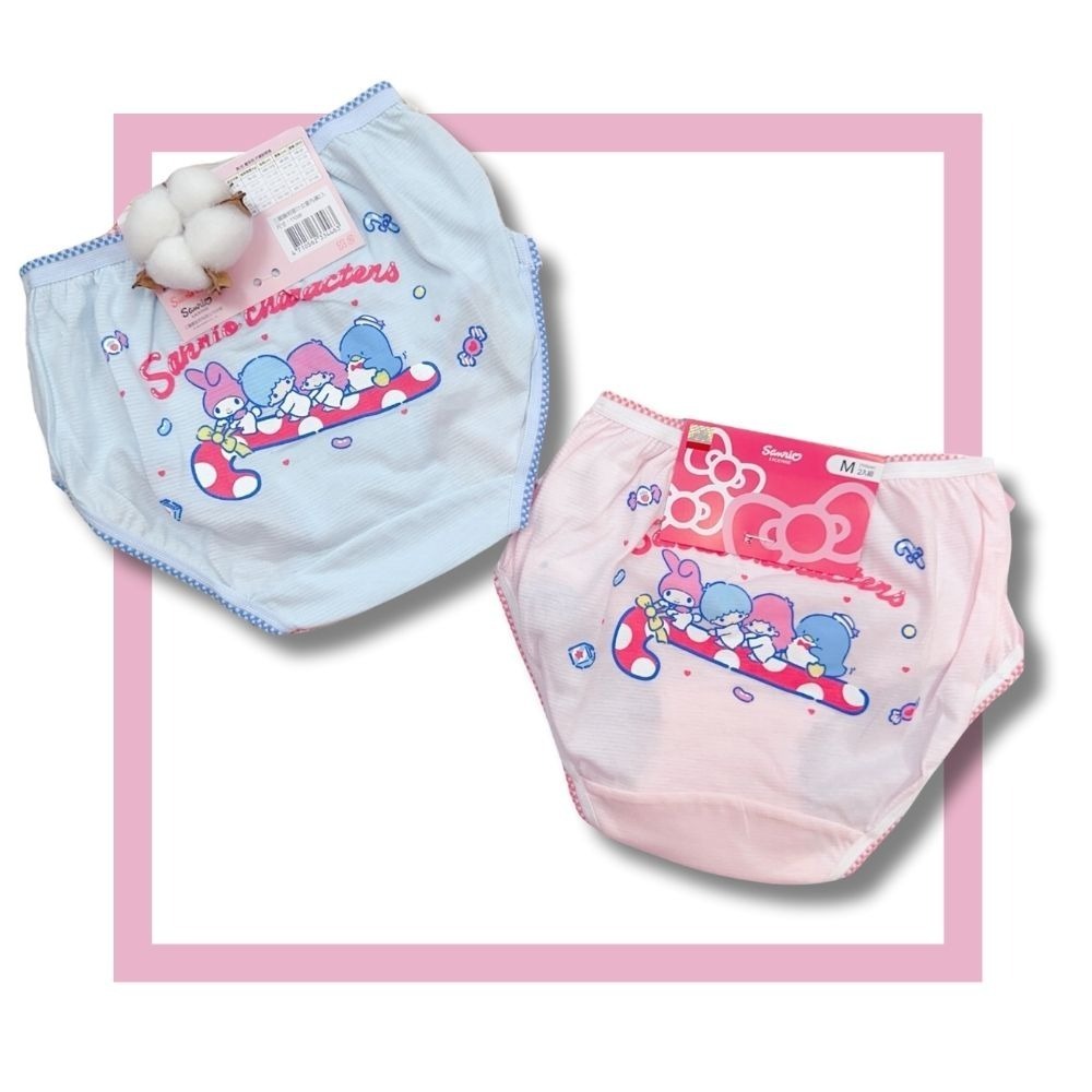 7292雙子星女童三角褲2入組 台灣製造 100%純棉 兒童內褲 女童三角內褲-細節圖2