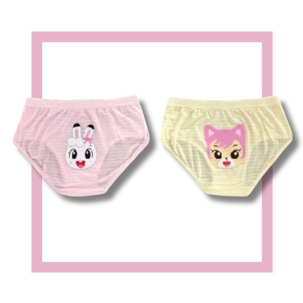 GK-60巧虎零著感女童舒柔三角褲2入組 舒柔內褲 兒童內褲 女童三角內褲-細節圖2