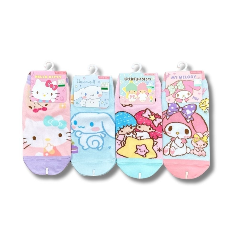 【三麗鷗童襪】兒童襪子 兒童棉襪 台灣製造 正版授權 酷洛米 美樂蒂 大耳狗 凱蒂貓-細節圖5