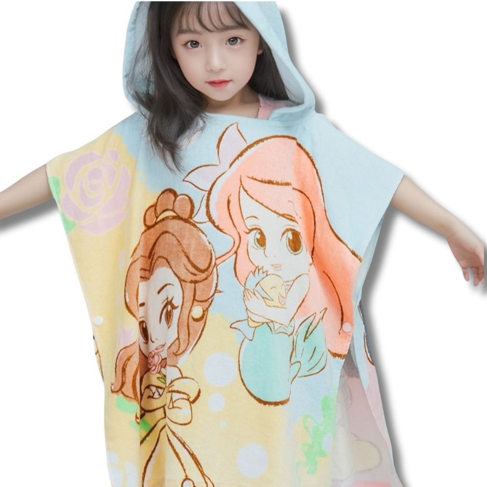 【連帽浴巾】100%純棉兒童連帽浴巾 寶可夢 冰雪奇緣 復仇者聯盟正版授權-細節圖7