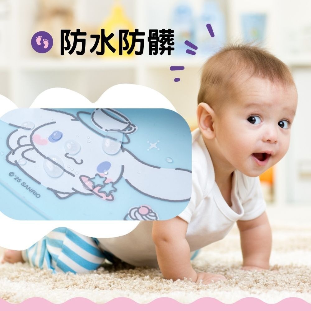【寶寶防水圍兜】食品級矽膠100% 防水圍兜 嬰兒吃飯圍兜 矽膠圍兜 寶寶圍兜 圍兜 三麗鷗正版授權-細節圖8