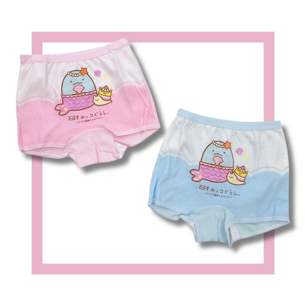 7265角落小夥伴女童四角平口褲2入組 台灣製造 100%純棉 兒童內褲 女童四角內褲-細節圖2