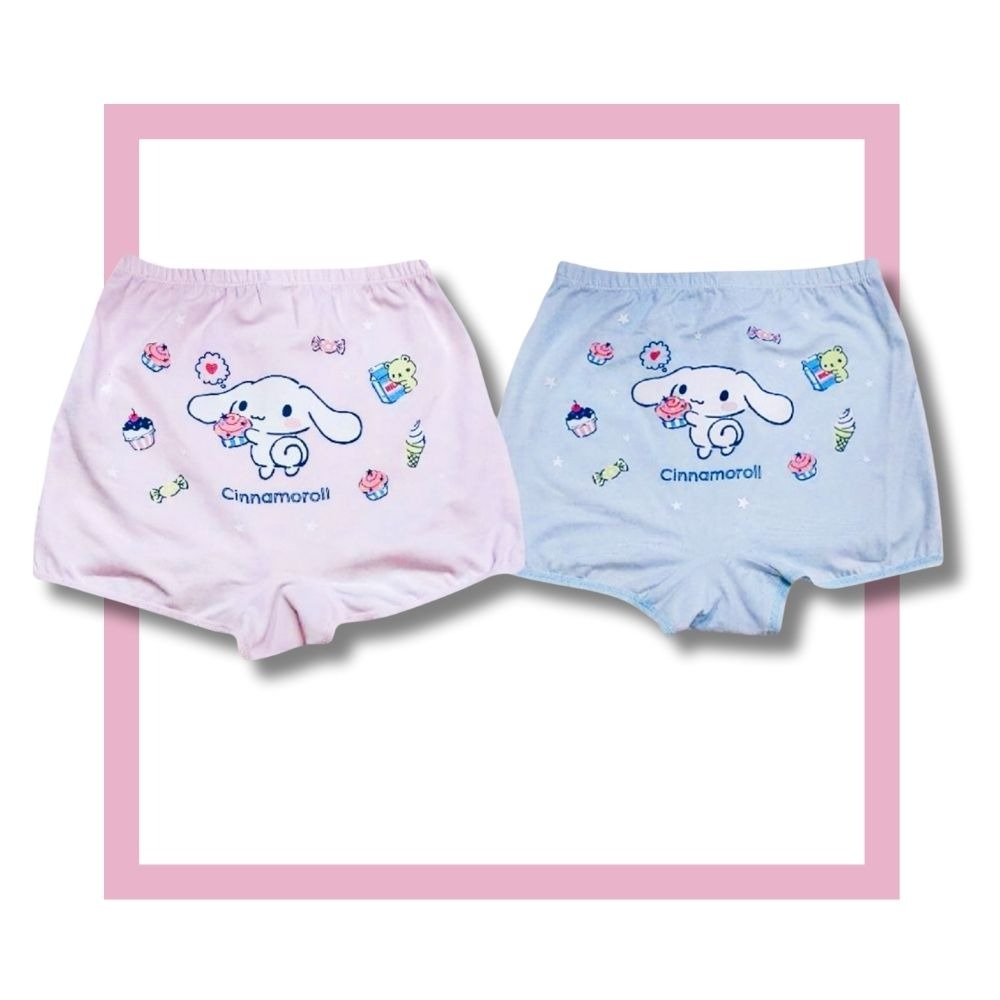 7303大耳狗女童四角平口褲2入組 台灣製造 彈性內褲 兒童內褲 女童四角內褲-細節圖2