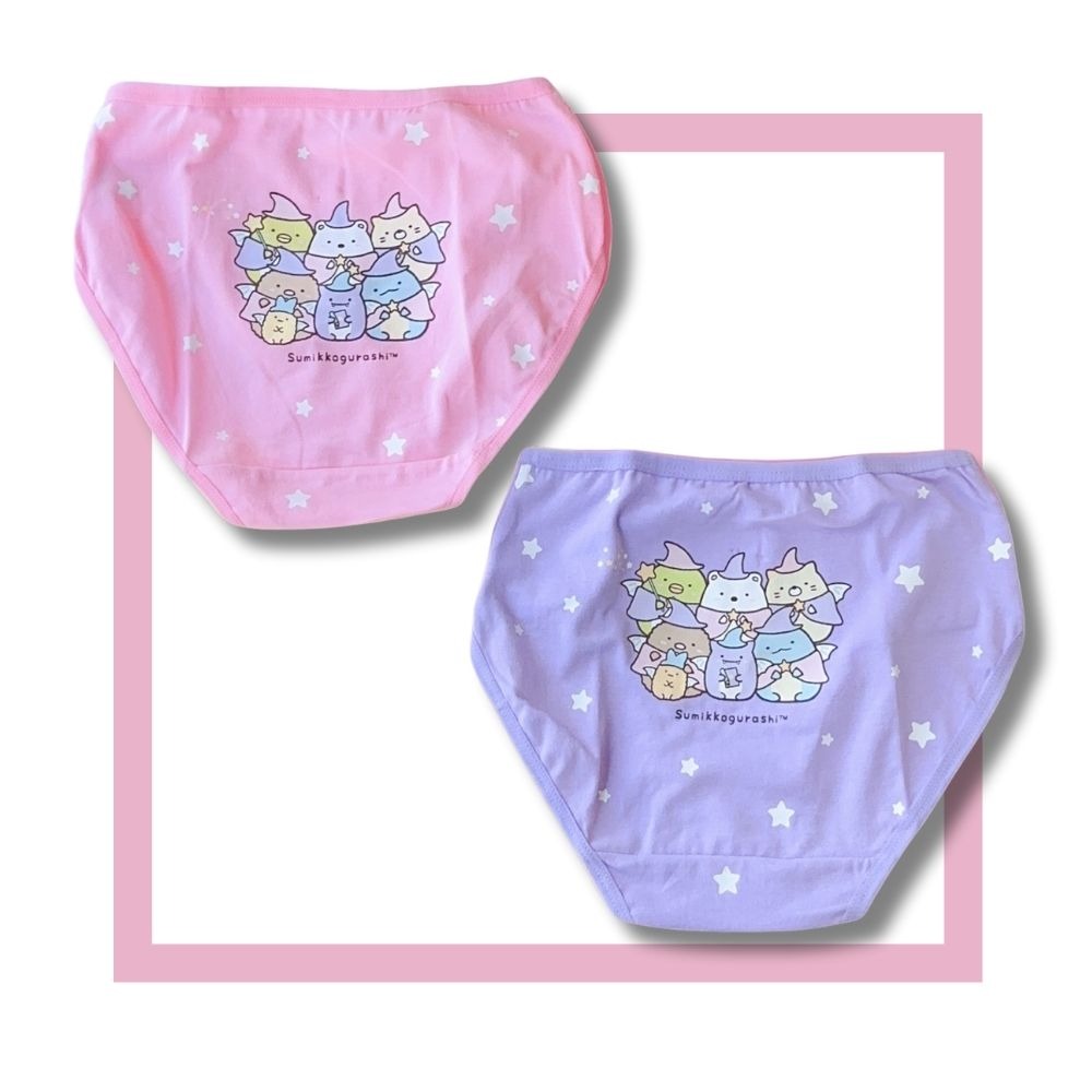 SGM2-17角落小夥伴女童三角褲2入組 彈性內褲 兒童內褲 女童三角內褲-細節圖2