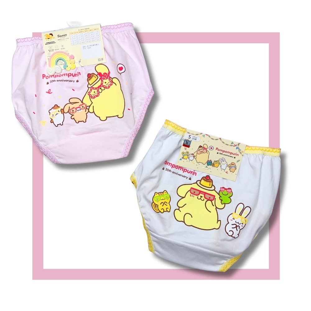 7309布丁狗女童三角褲2入組 台灣製造 彈性內褲 兒童內褲 女童三角內褲-細節圖2