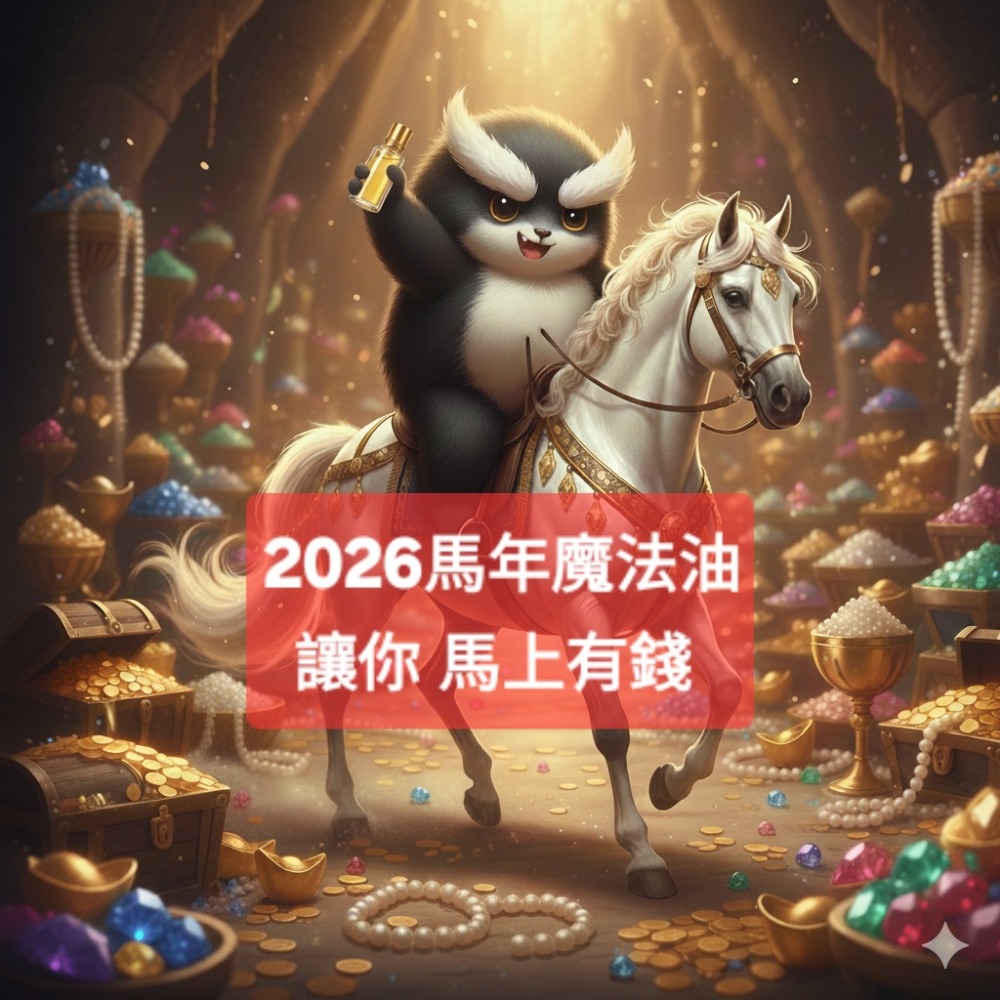 女巫手作16-7☪●2026年 馬年 甲午騰達生肖魔法油 馬到成功 能量平衡加持 開運 護身 事事如意 心想事成 助力-細節圖3