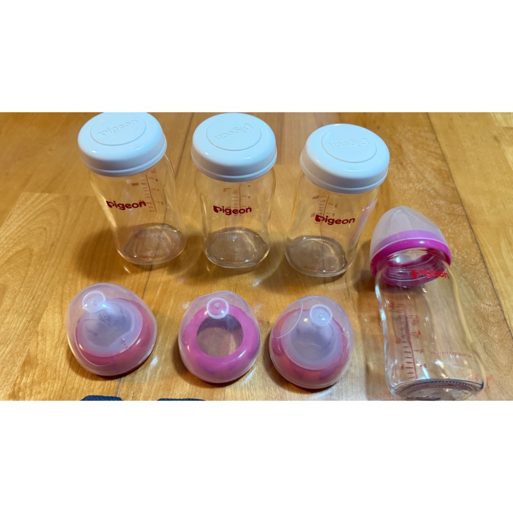 缺口奶嘴4個 圓形1個 紫色2個 奶瓶4個兩種蓋子-細節圖4