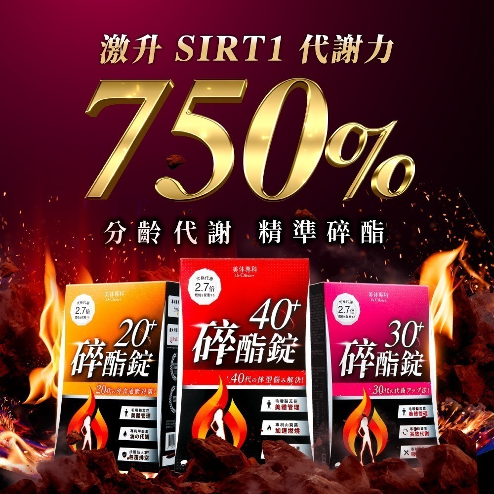 Dr. Calorie 美体專科 碎酯錠30+ 1盒(小薰推薦 代謝 順暢)-細節圖2