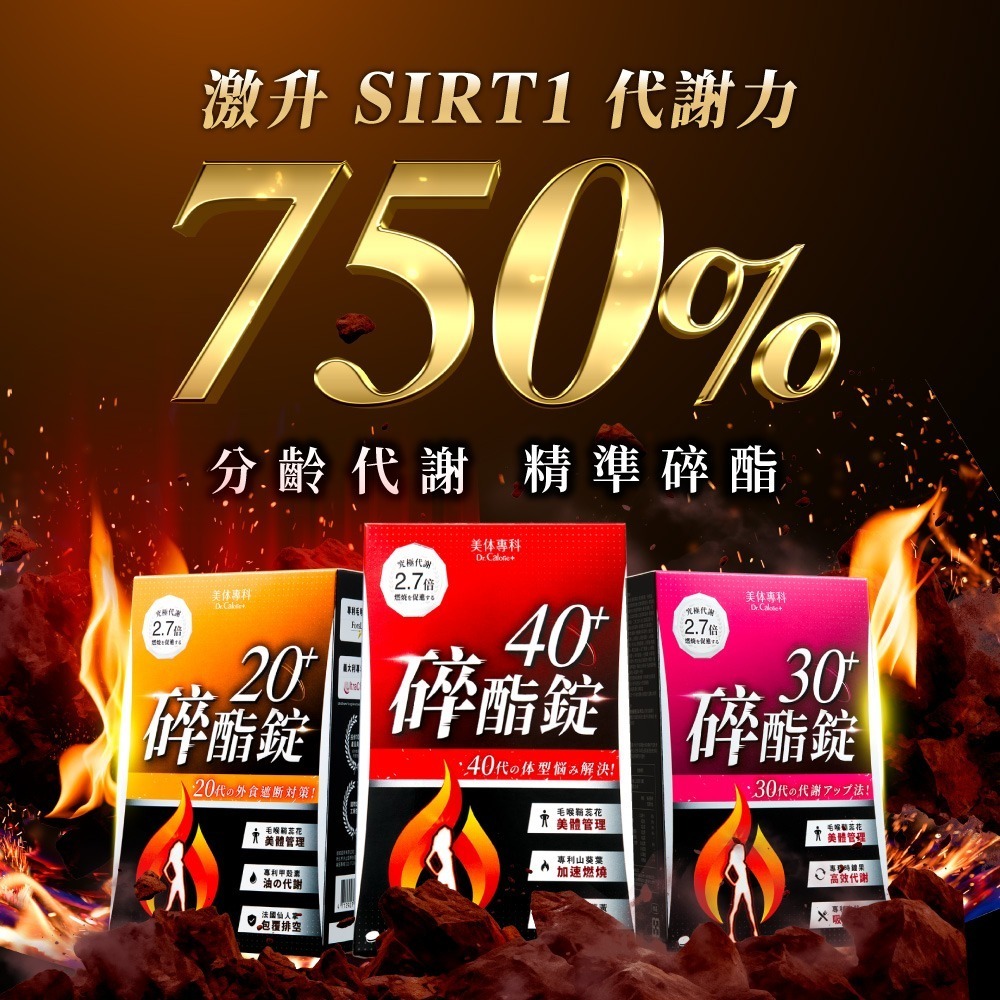 Dr. Calorie 美体專科 碎酯錠20+ (30顆/盒)( 代謝、順暢)-細節圖2